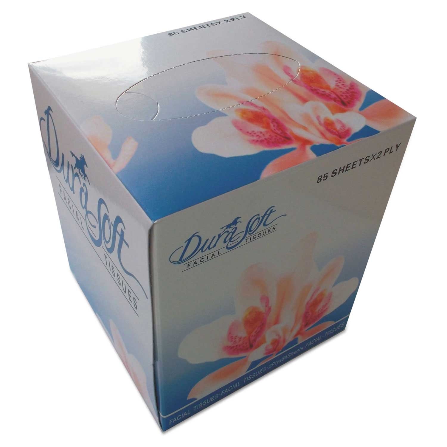 Gen White 2 Ply Facial Tissue - 85 sheets per box -- 36 boxes per case
