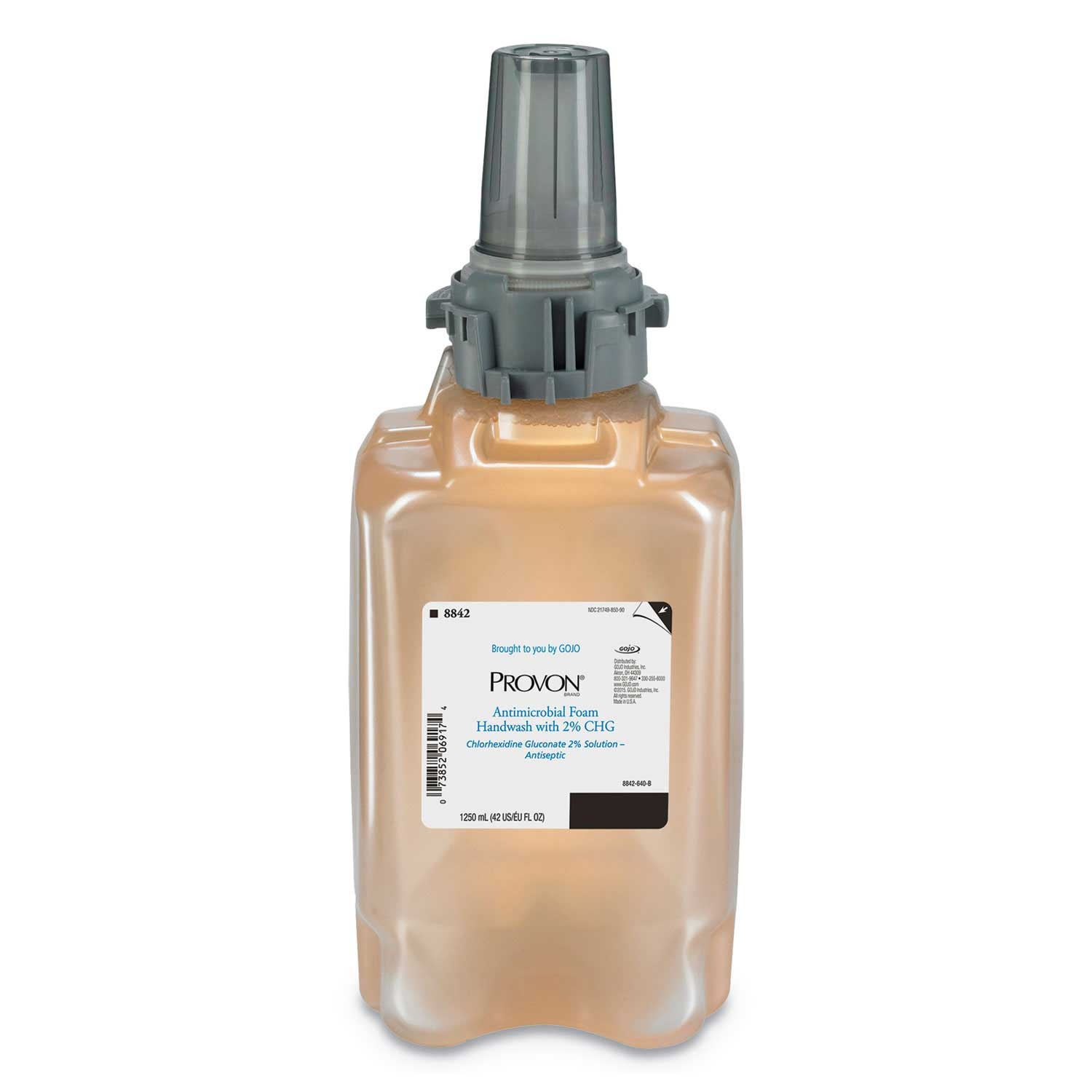 Provon Fragrance-Free Antimicrobial Foam Handwash , 1,250 Milliliter -- 3 per case