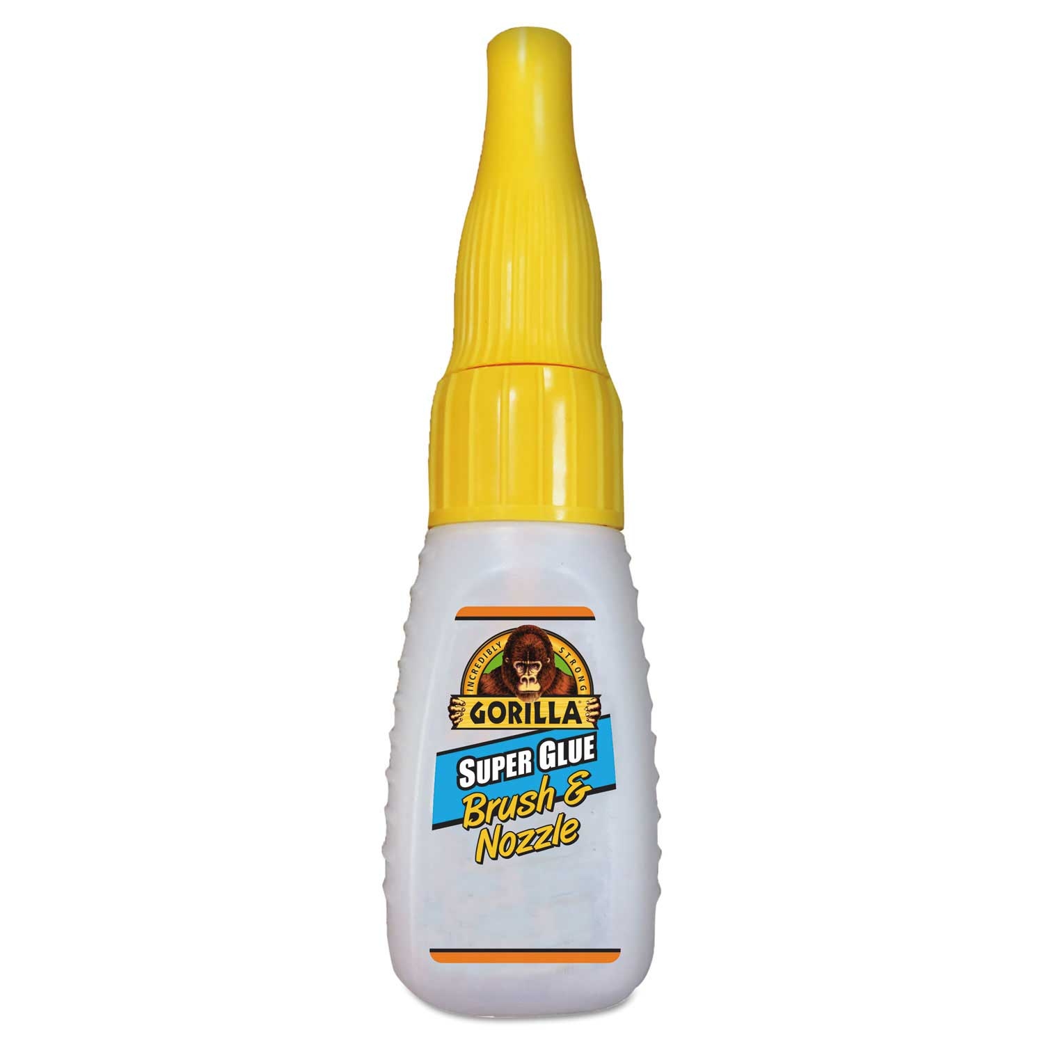 Gorilla Glue Dries Clear Super Glue with Brush and Nozzle Applicators, 0.35 Ounce