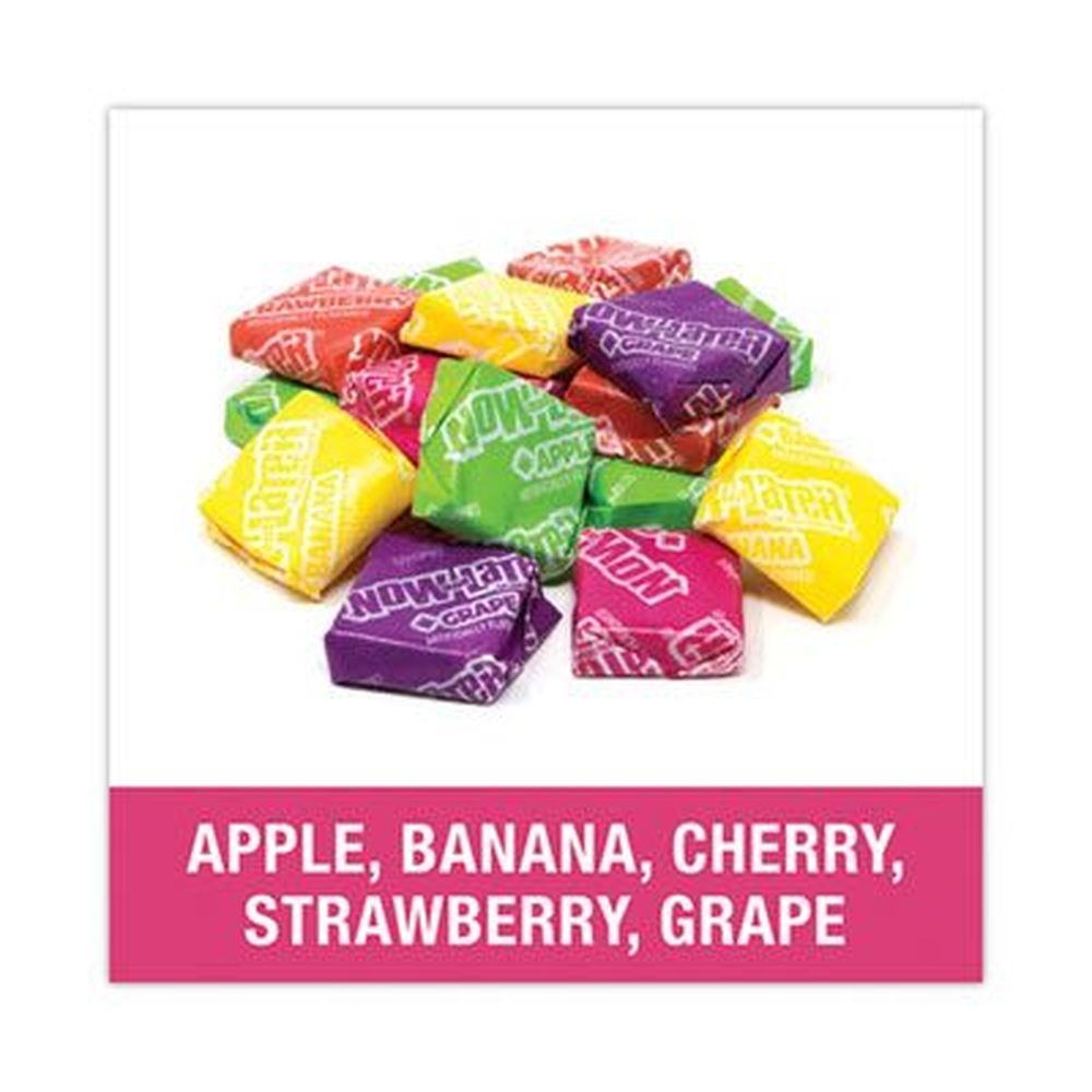 Now and Later Assorted Flavors Mixed Fruit Chews, 60 Ounce Tub