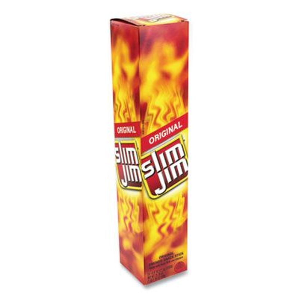 Slim Jim Original Smoked Snack Stick, 0.97 Ounce -- 24 Sticks Per Box