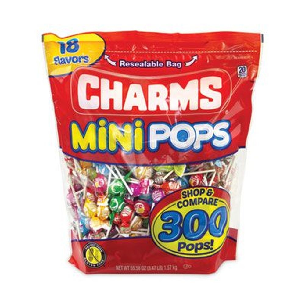 Charms Assorted Flavors Mini Pops, 3.74 Pound bag