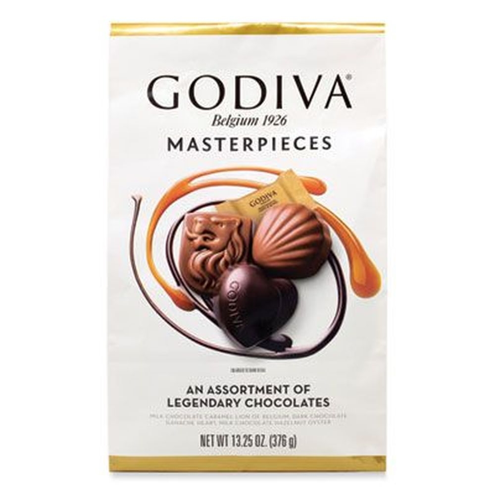 Godiva Masterpieces Dark Chocolate Ganache Heart, 13.4 Ounce Bag