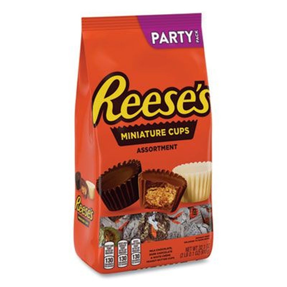 Reeses Milk Chocolate Miniatures Peanut Butter Cup, 32.1 Ounce