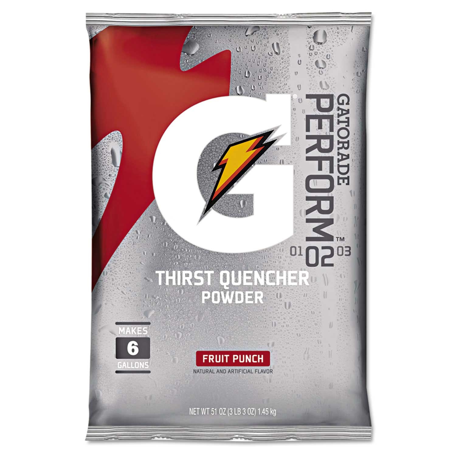 Gatorade Fruit Punch Original Powdered Drink Mix, 51 Ounce Packet -- 14 per case
