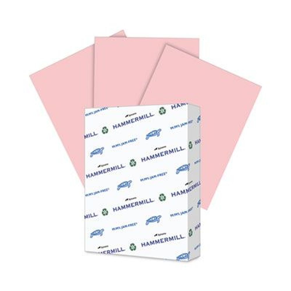 Hammermill Pink Print Paper, 20 Pound Bond Weight -- 500 per Ream