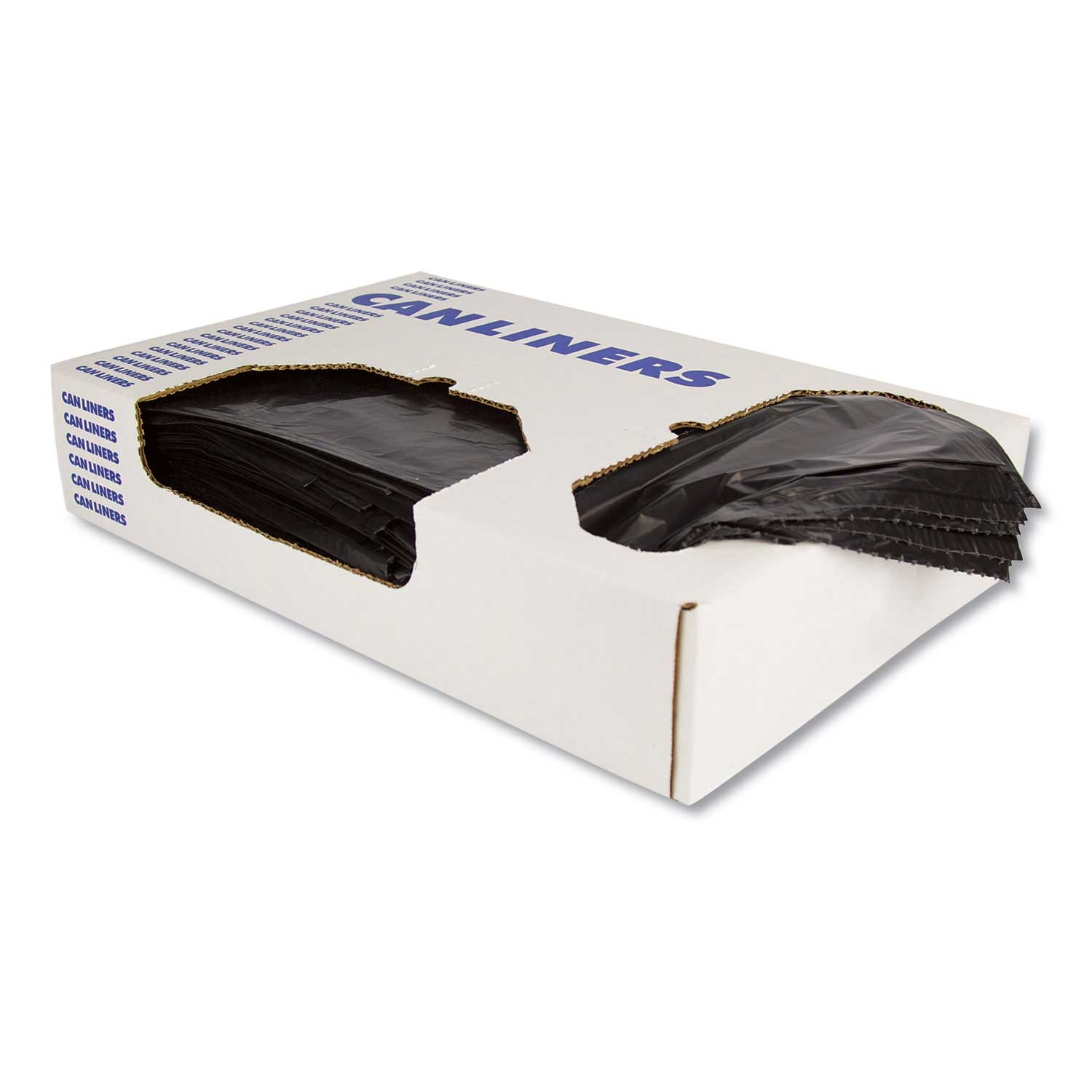 Heritage Black Polyethylene 0.55 Mil Linear Low Density Can Liner, 24 x 23 inch -- 500 per case
