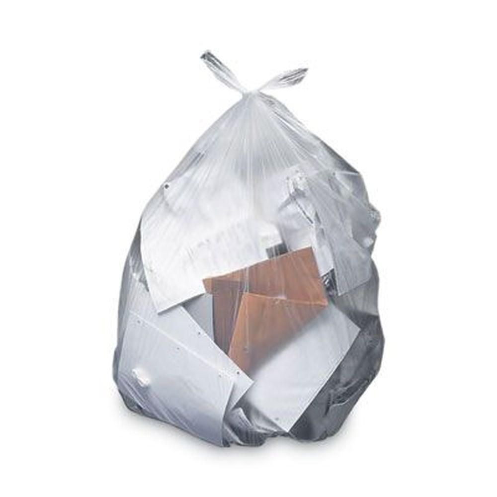 Heritage Clear 2 Mil Linear Low-Density Can Liner, 50-56 Gallon Capacity -- 100 per case