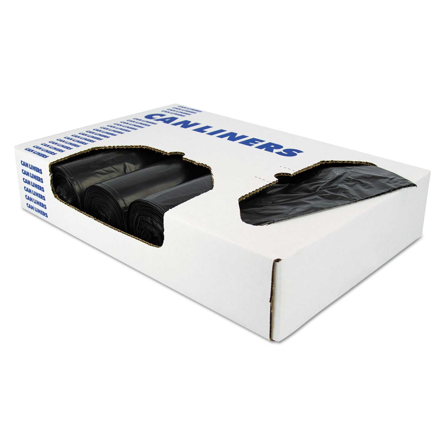 Heritage Black 1.7 Mil X Liner Reprocessed Liner, 38 x 58 inch -- 100 per case