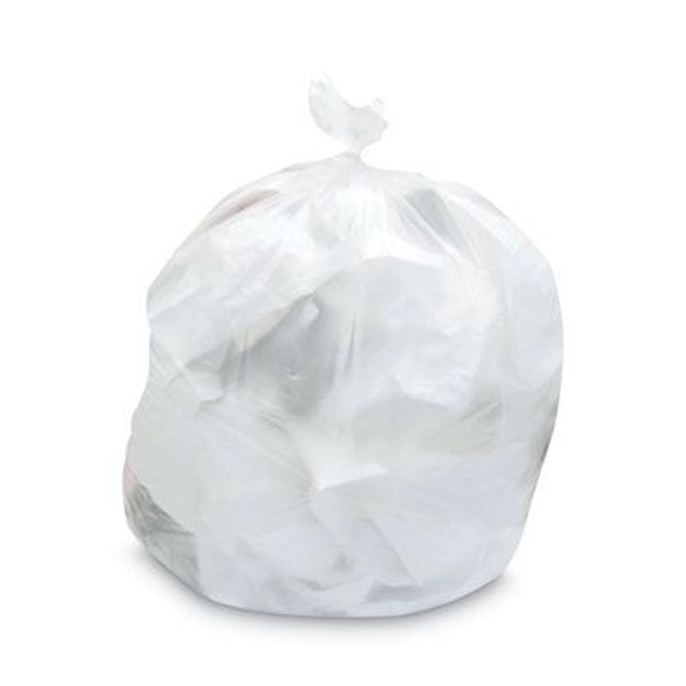 Heritage Natural 0.87 Mil Mineral-Reinforced High-Density Waste Can Liner, 33 Gallon Capacity - 25 per roll -- 10 rolls per case