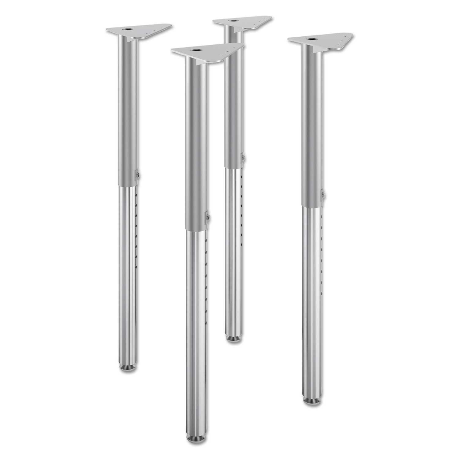Hon Build Adjustable Post Legs, 22 to 34 inch High - 4 per pack -- 1 pack per case