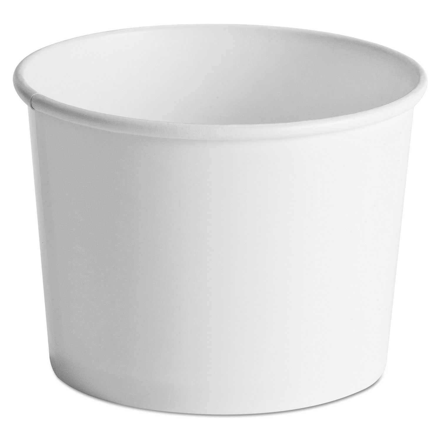 Chinet Poly Coated White Paper Food Container, 64 Ounce -- 250 per case
