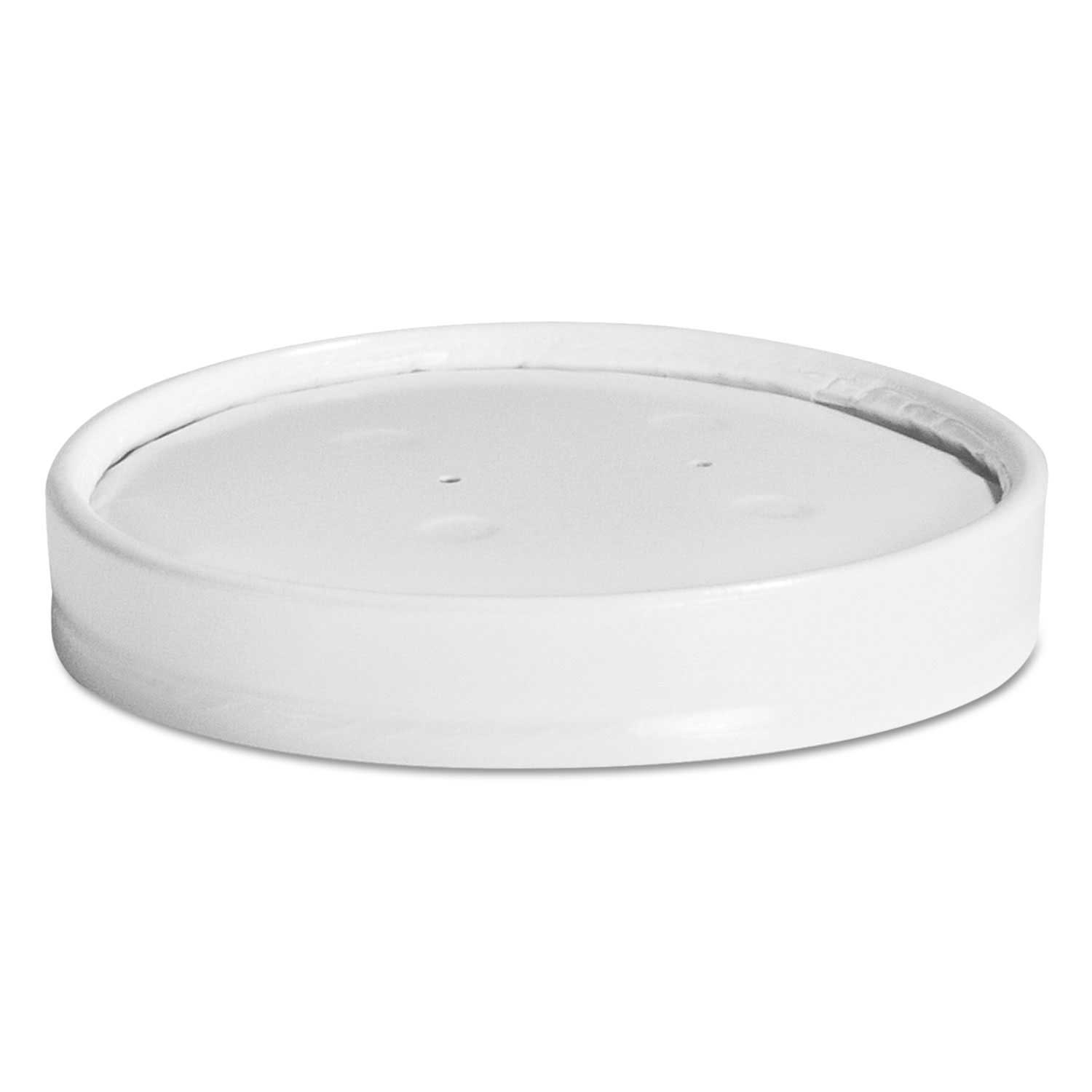 Chinet White Vented Paper Lid Only - 25 per pack -- 40 packs per case