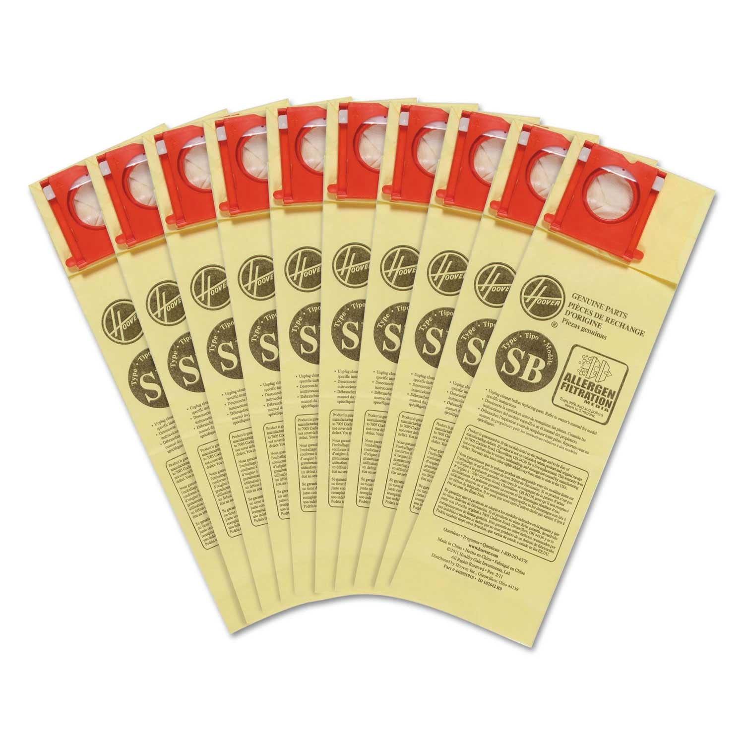 Hoover Commercial Allergen SB Disposable Vacuum Bag