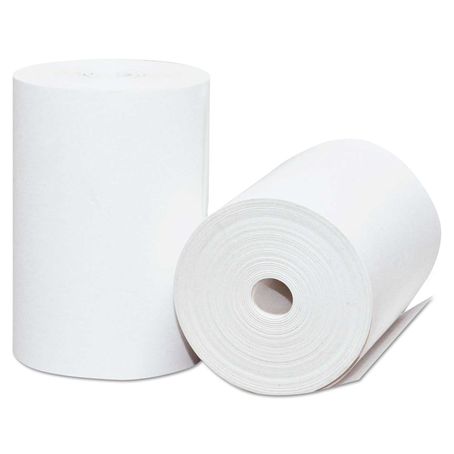 Iconex White Direct Thermal Printing Thermal Paper Roll, 2.25 inch x 75 Feet -- 50 per case