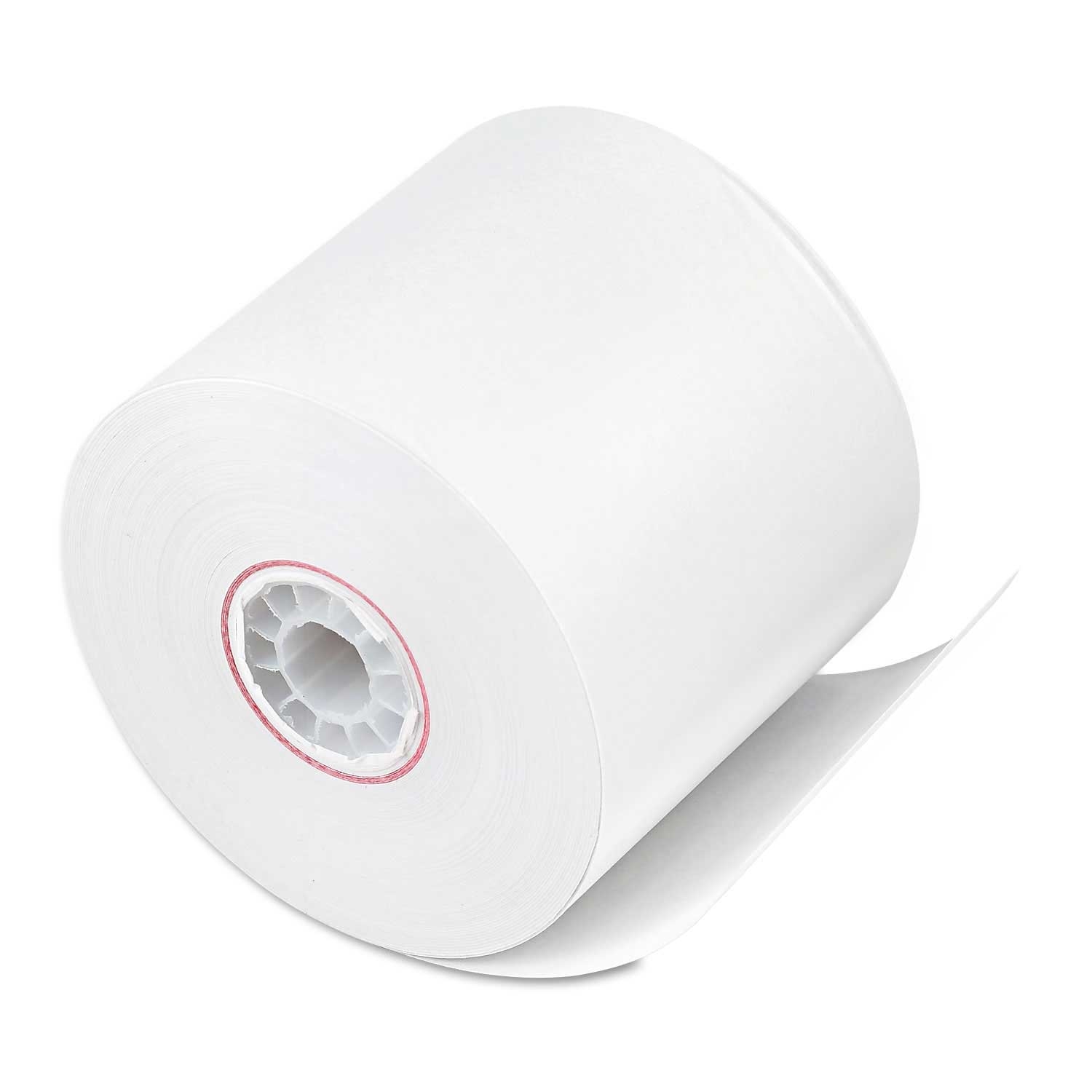 Iconex White Impact Bond Paper Roll, 2.25 inch x 150 Feet -- 100 per case