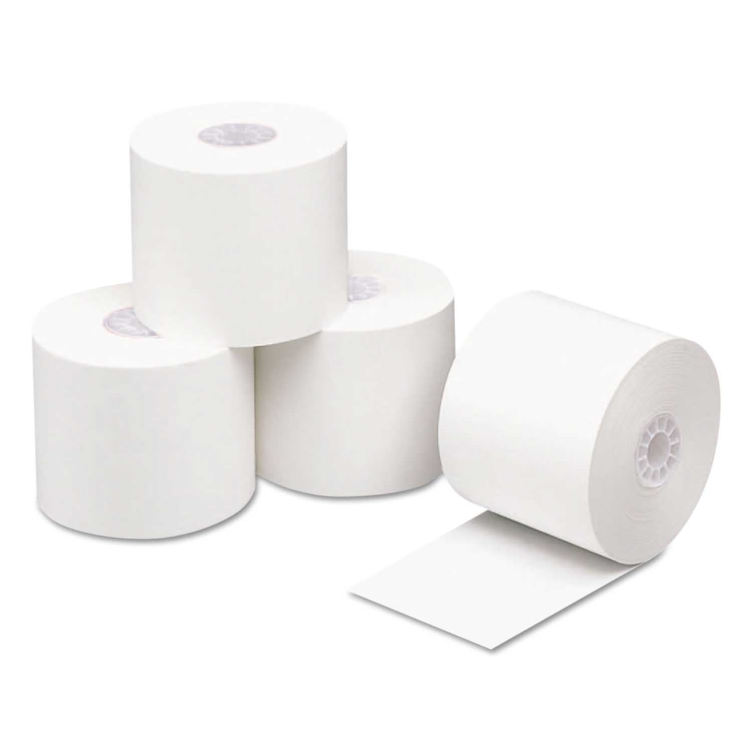 Iconex White 2.3 Mil Direct Thermal Printing Paper Roll, 2.25 inch x 200 Feet -- 50 per case