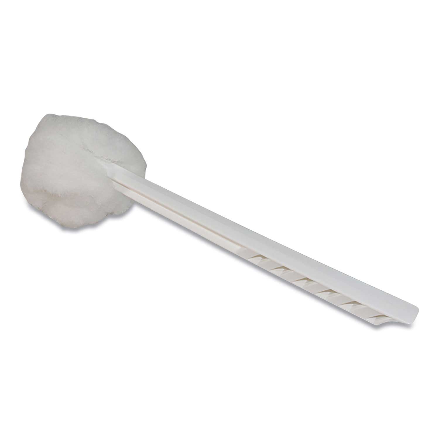 Impact White Deluxe Toilet Bowl Mop, 10 inch Handle -- 25 per case