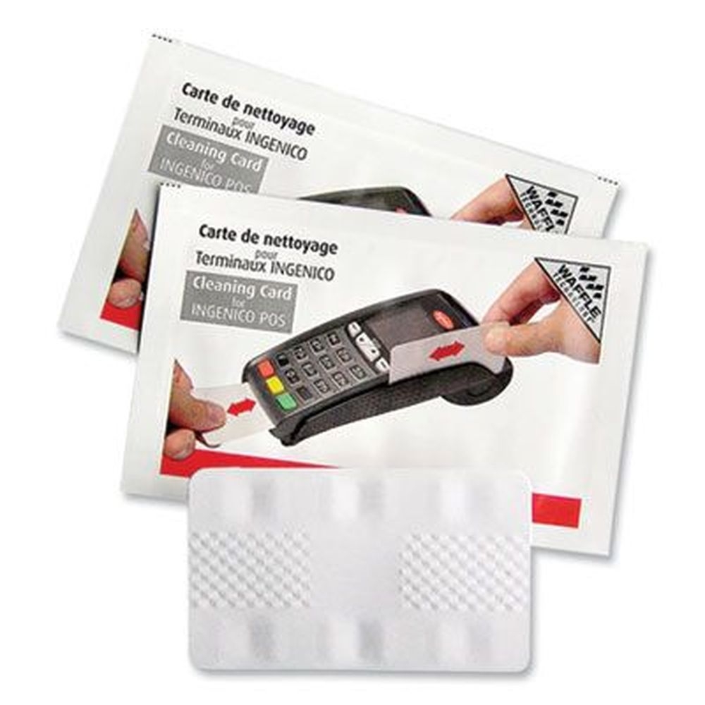 Tst/impreso Magnetic Card Reader Unscented Cleaning Card, 2.1 x 3.35 inch -- 50 per case