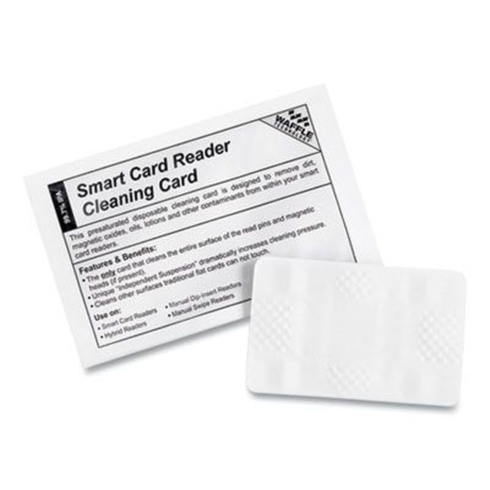 Tst/impreso Magnetic Card Reader Cleaning Card, 2.1 x 3.35 inch -- 40 per box