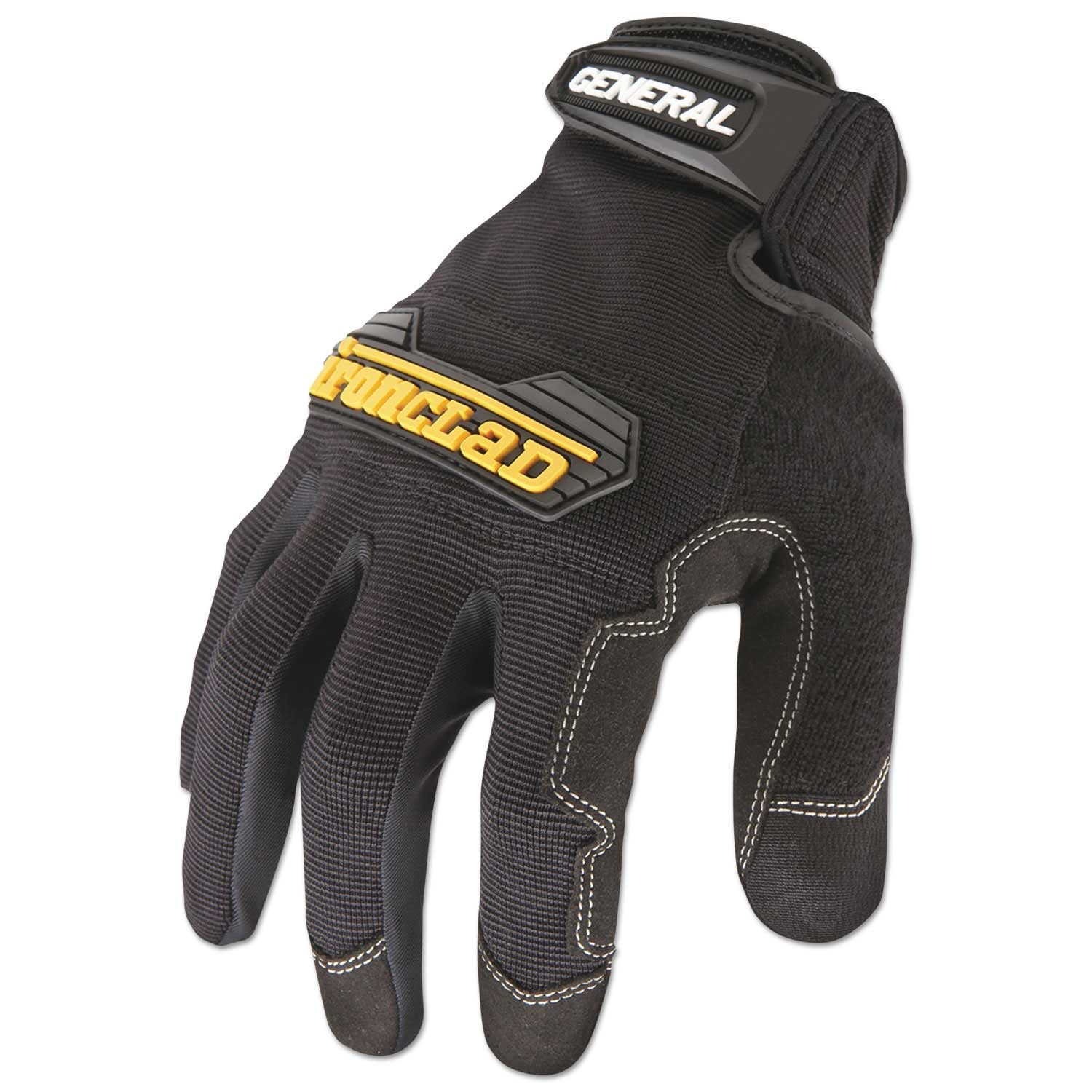 Ironclad Medium Black General Utility Spandex Gloves, 9 inch Length -- 1 pair