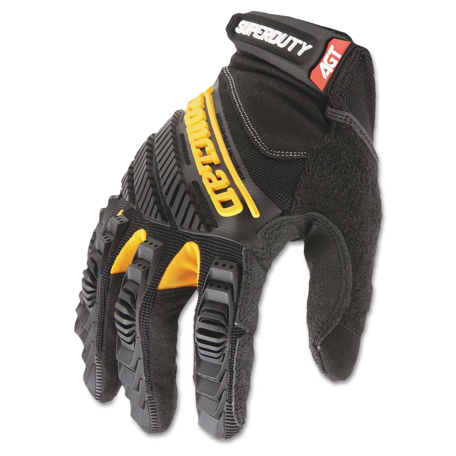 Ironclad Extra Large Black/Yellow Superduty Gloves, 12 inch Length -- 1 pair