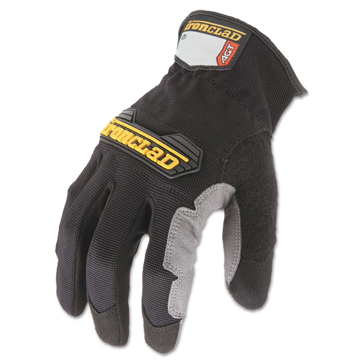 Ironclad Suede Medium Gray/Black Workforce Gloves -- 1 pair