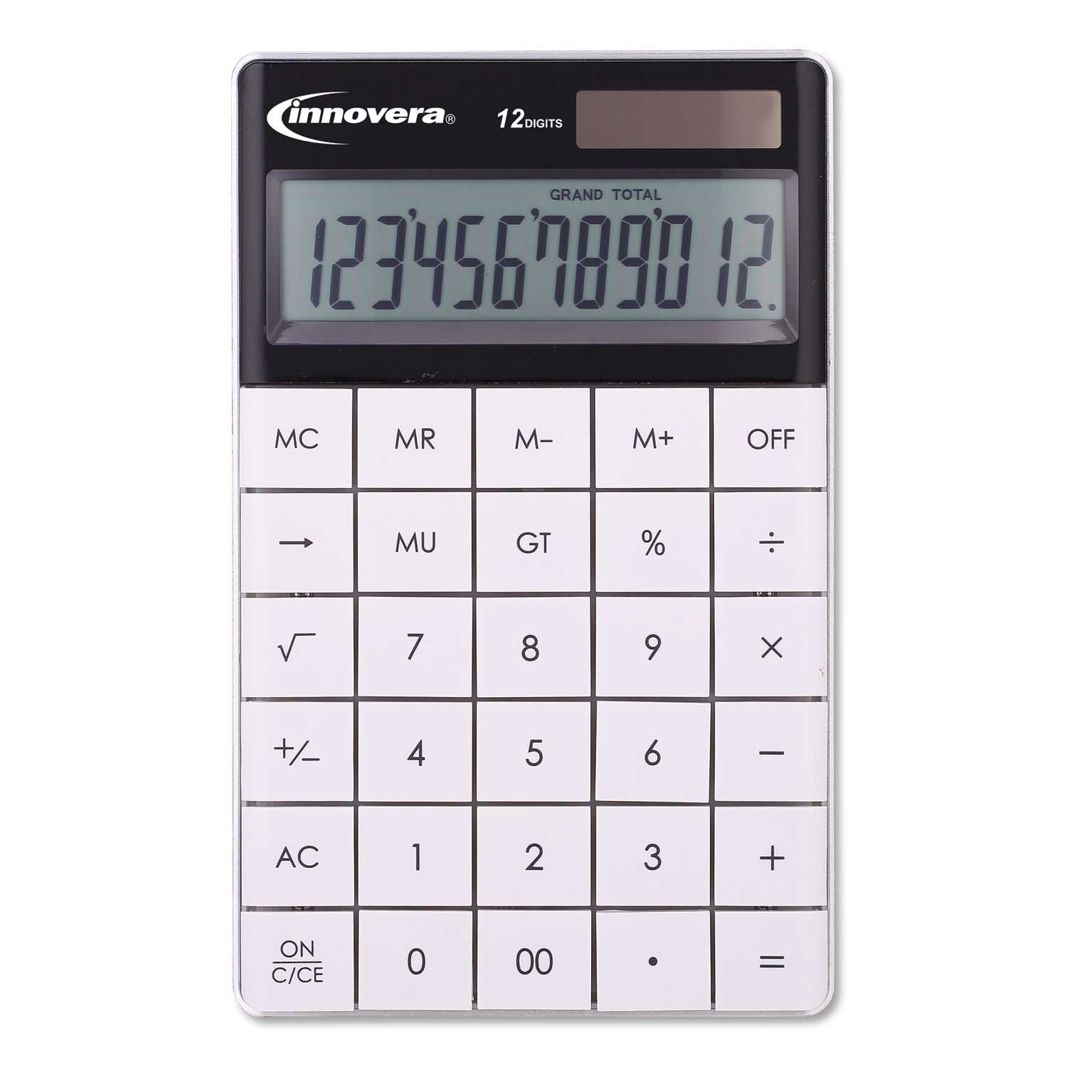 Innovera Large Button 12-Digit LCD Calculator