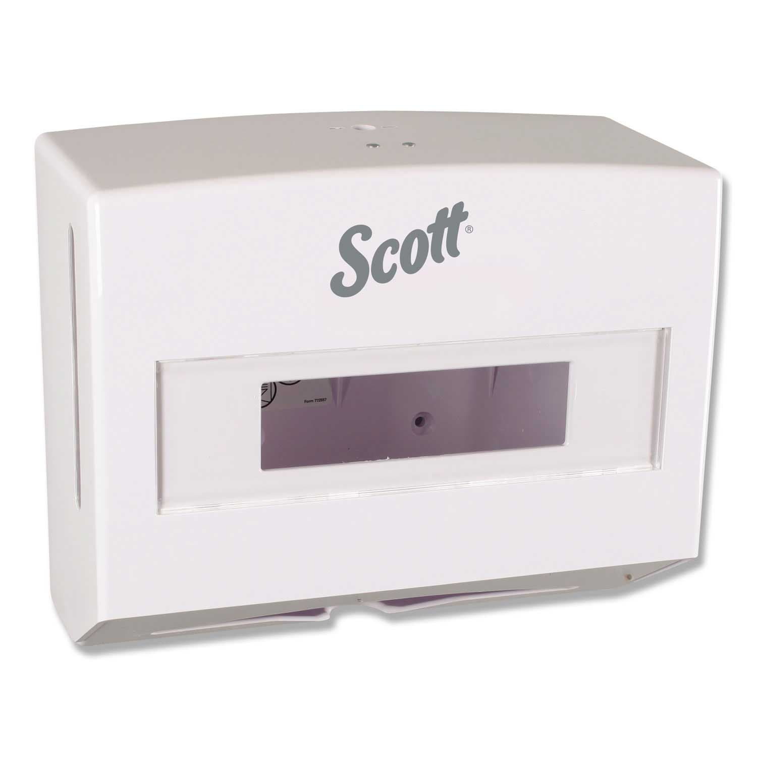 Scott Plastic White Scottfold Folded Towel Dispenser, 10 3/4 x 4 3/4 x 9 inch