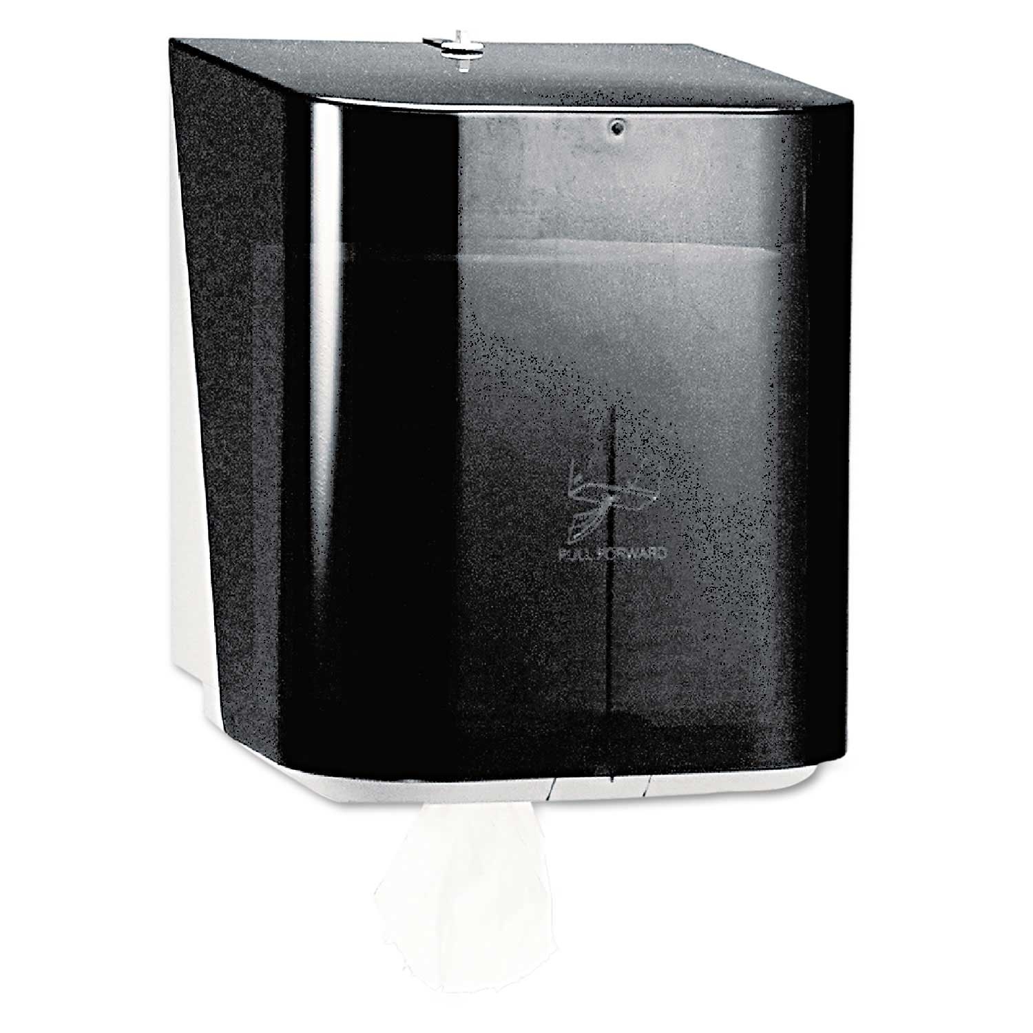 Kimberly-Clark Professional In-Sight Sr. Plastic Smoke/Gray Center Pull Towel Dispenser, 10 13/20 x 10 x 12 1/2 inch