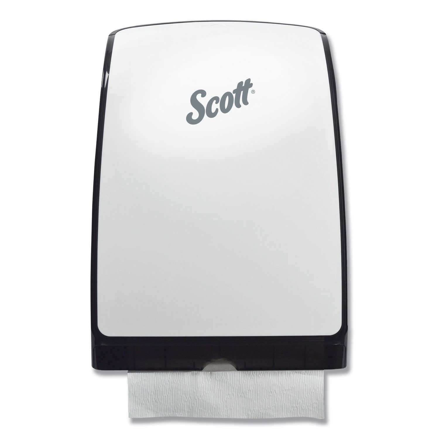 Scott Plastic White Control Slimfold Towel Dispenser, 9.88 x 2.88 x 13.75 inch