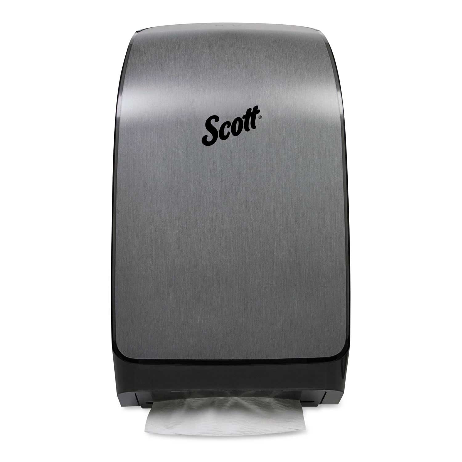 Scott Plastic Brushed Metallic Mod Scottfold Towel Dispenser, 10 3/5 x 5.48 x 18.79 inch