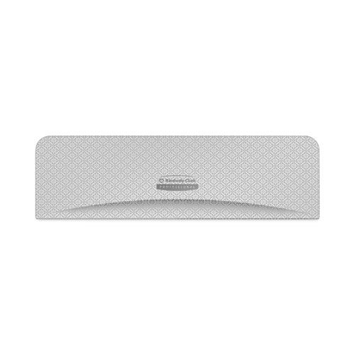 Kimberly-Clark Professional Silver Mosaic ICON Faceplate for Coreless Standard Roll Toilet Paper Dispenser, 3.56 x 12 x 1.5 inch