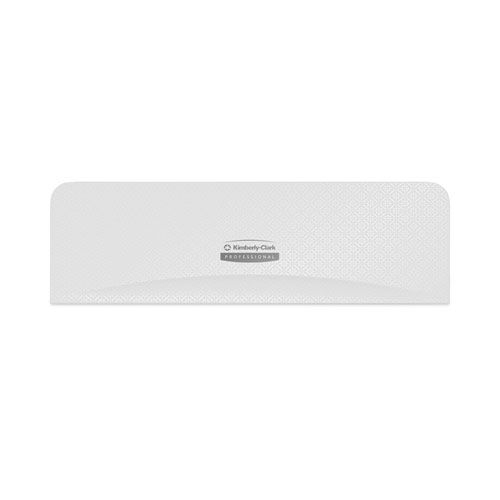 Kimberly-Clark Professional White Mosaic ICON Faceplate for Coreless Standard Roll Toilet Paper Dispenser, 3.56 x 12 x 1.5 inch