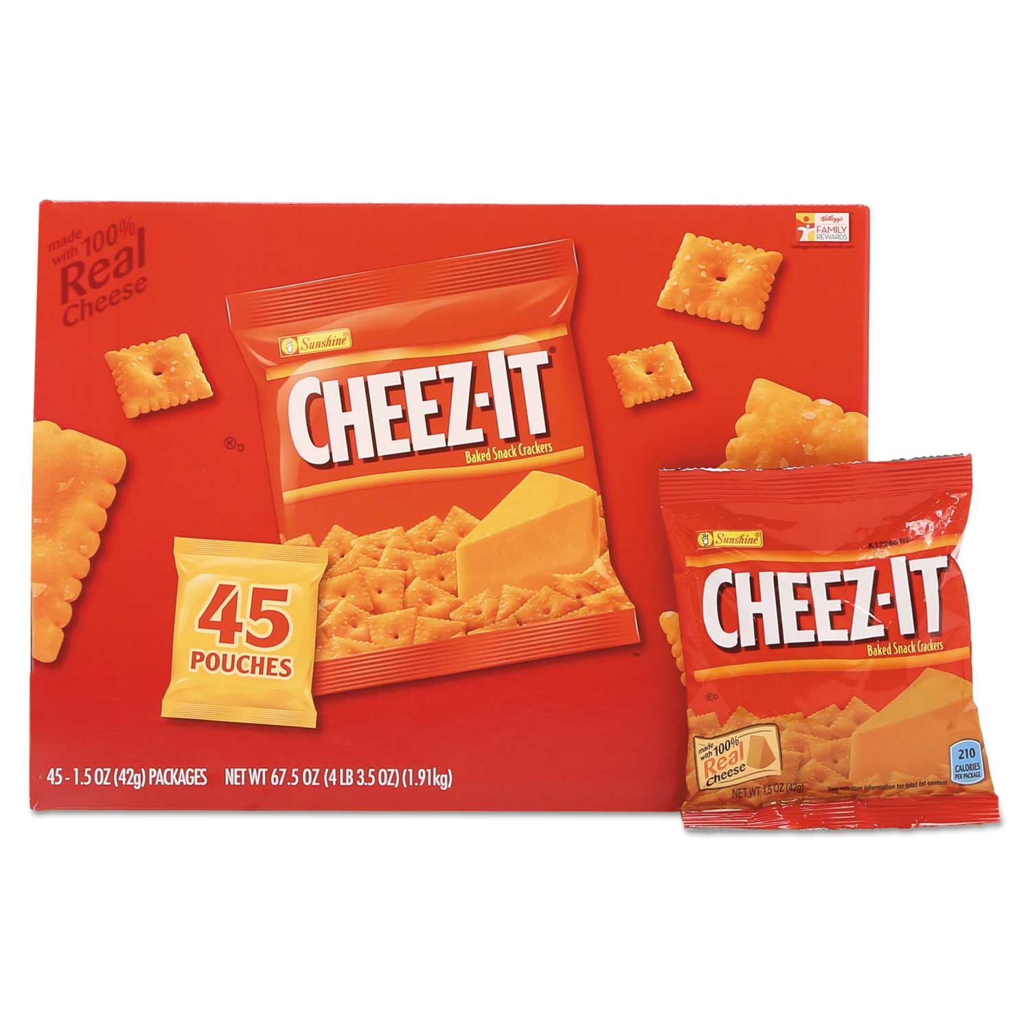 Sunshine Cheez-It Original Cracker, 1.5 Ounce -- 45 per case