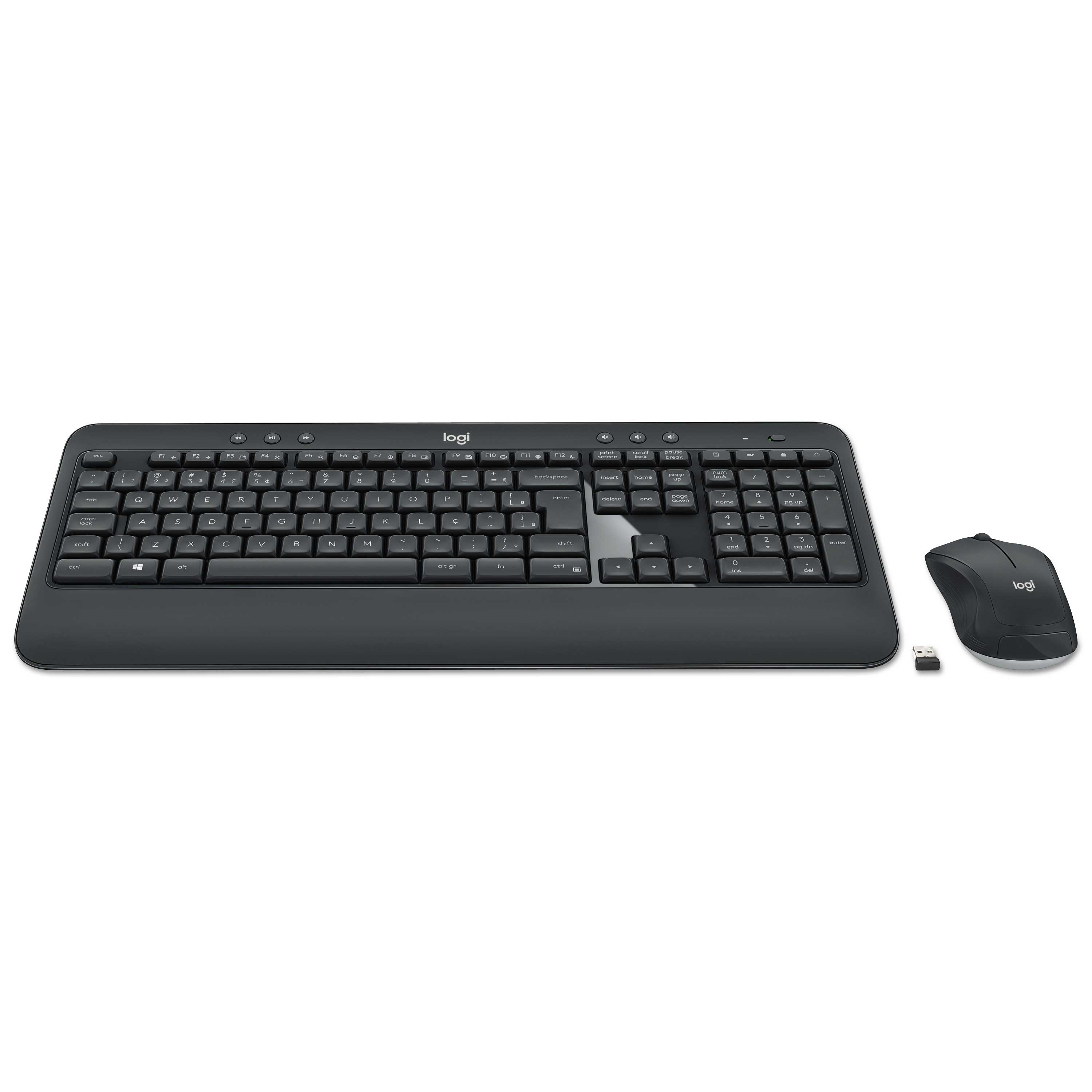 Logitech Black Mk540 Wireless Keyboard and Mouse Combo
