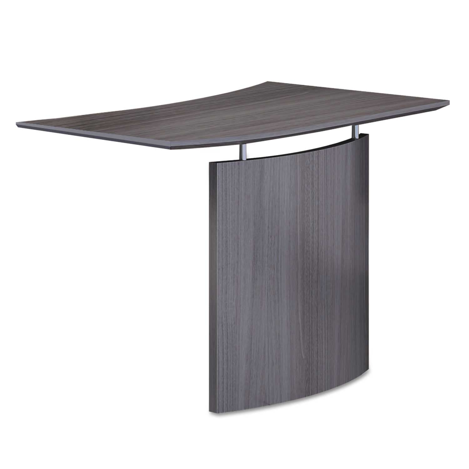 Safco Medina Laminate Series Gray Steel Left-Hand Bridge, 48 x 24 x 29.5 inch
