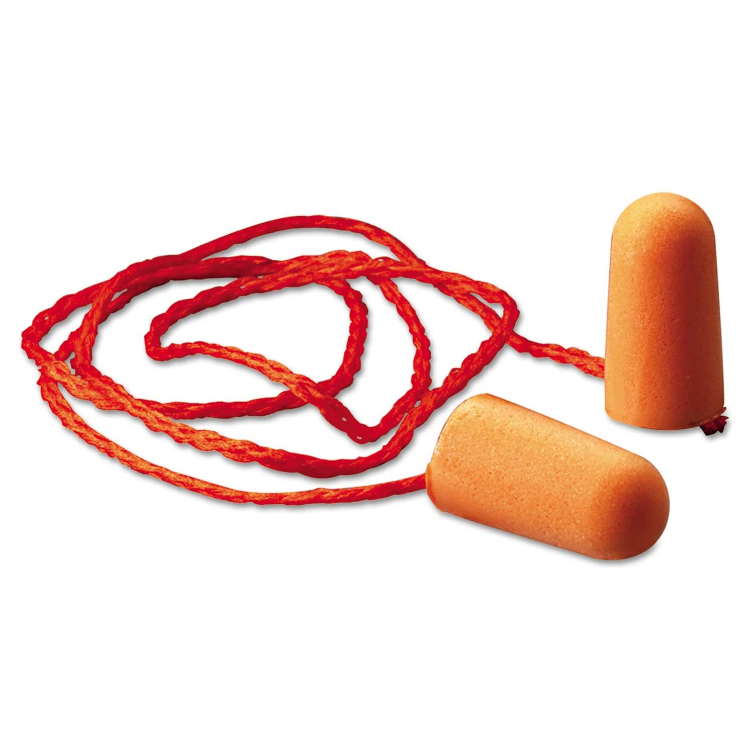 3M Orange Foam Single Use Earplugs - 100 pairs per box -- 1 box per case