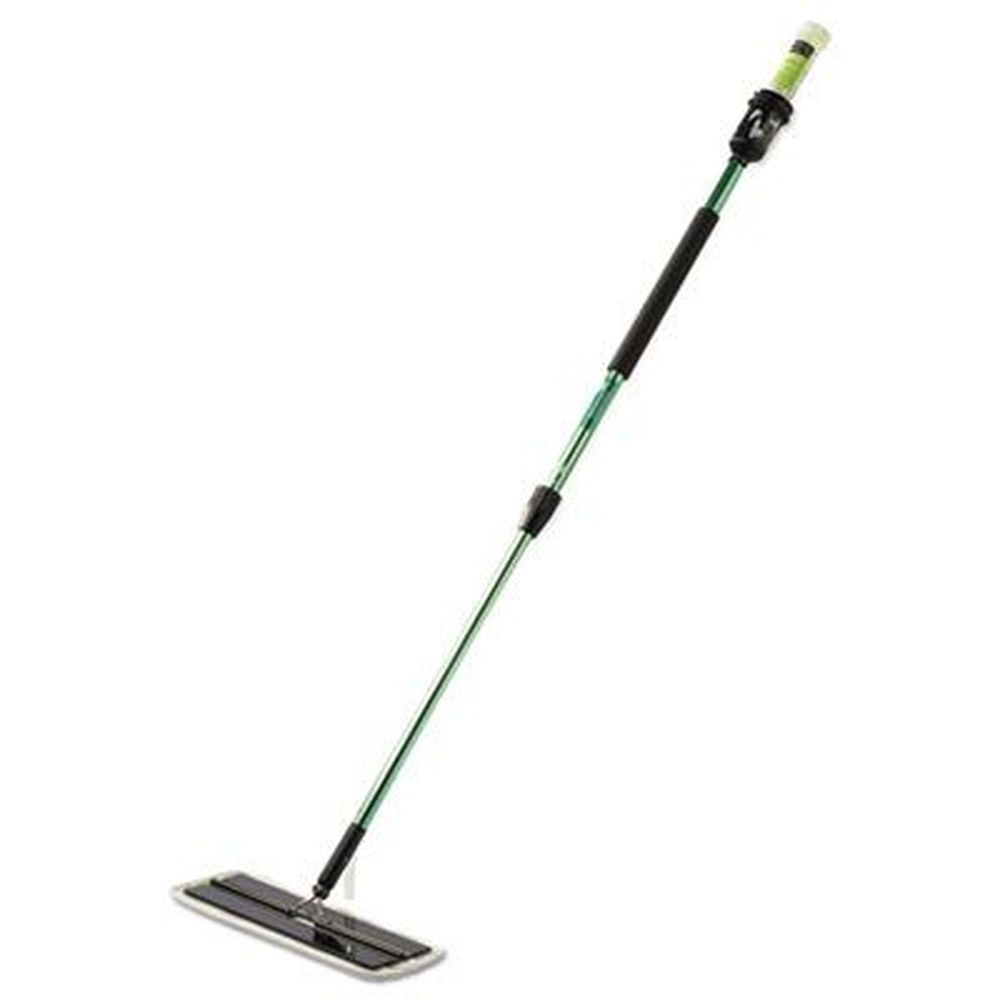 3M Easy Scrub Flat Mop Tool, 16 x 5 inch Head, 38 to 59.5 inch Green Aluminium Handle