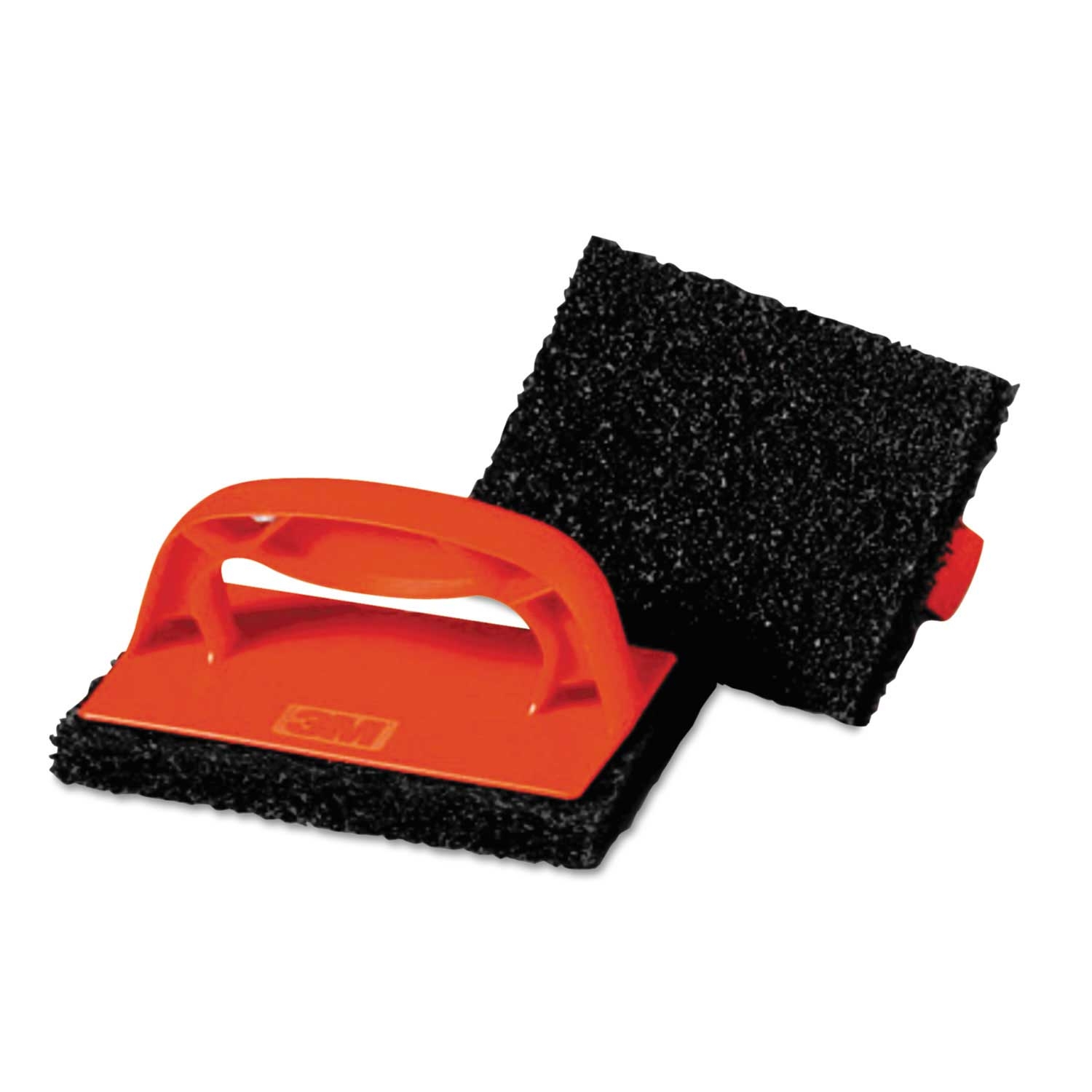 Scotch Brite Professional Red and Brown Griddle Scrubber, 4 X 6 X 3 inch -- 4 per case