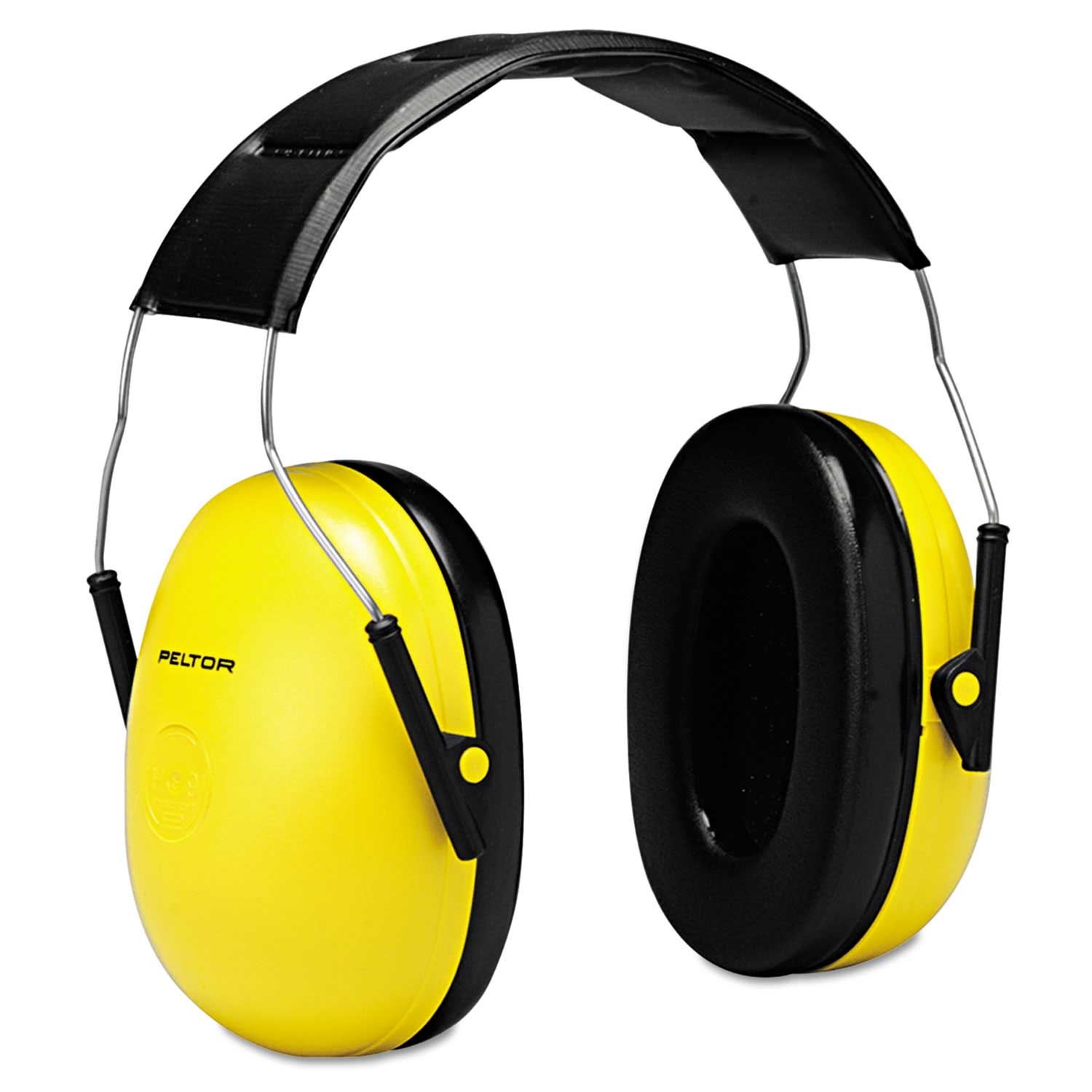 3M Yellow and Black Optime 98 H9A Over the Head Earmuffs