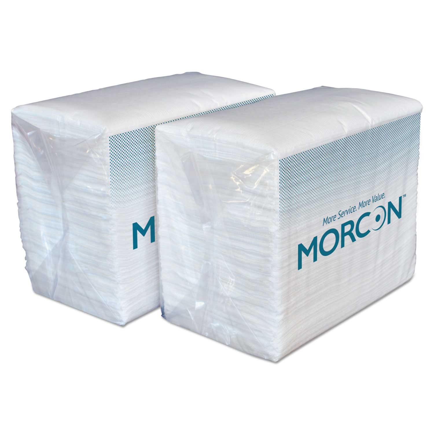 Morcon Tissue Morsoft 2-Ply Paper White Dinner Napkin, 14.5 x 16.5 inch -- 3000 per case