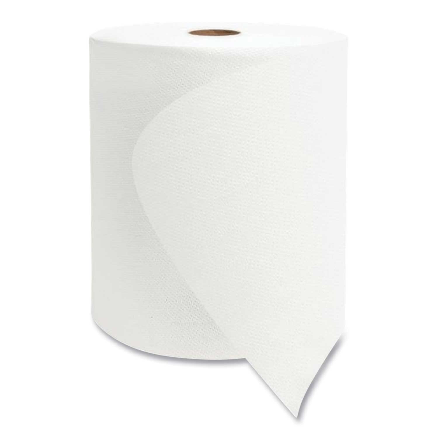 Morcon White 1-Ply Valay Universal TAD Roll Towel, 8 inch x 600 Feet -- 6 rolls per case