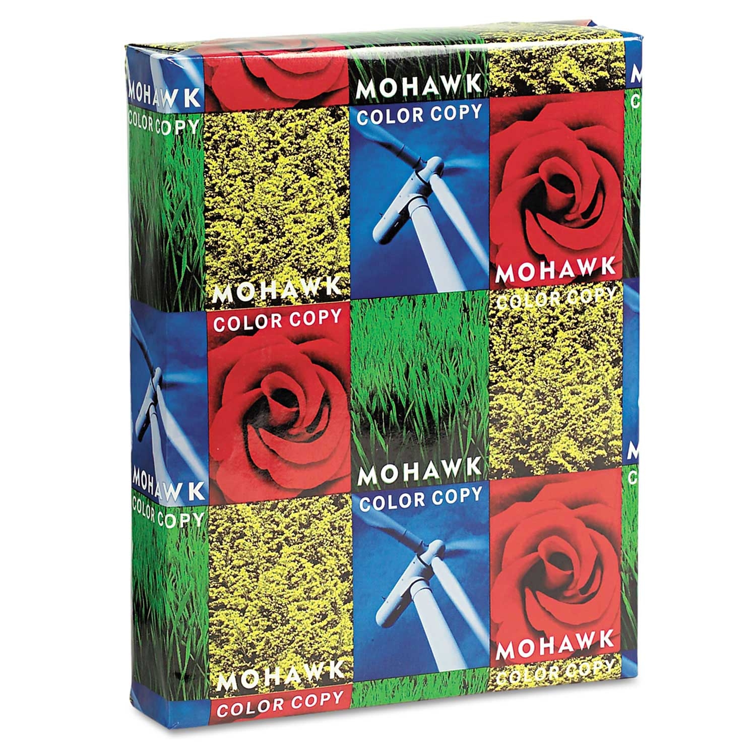 Mohawk Bright White Color Copy Paper and Cover Stock, 8.5 x 11 inch - 500 per reem -- 1 reem per case