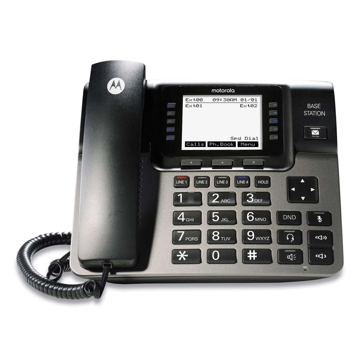 Motorola 1-4 Line Corded/Cordless System