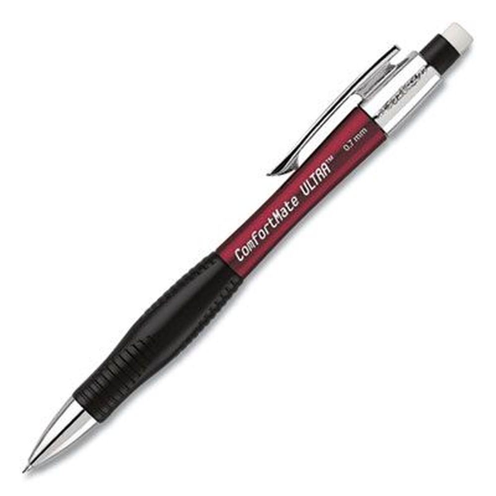Paper Mate Black Lead Assorted Barrel Colors 0.7 mm Comfortmate Ultra Number 2 HB Mechanical Pencils -- 12 per case