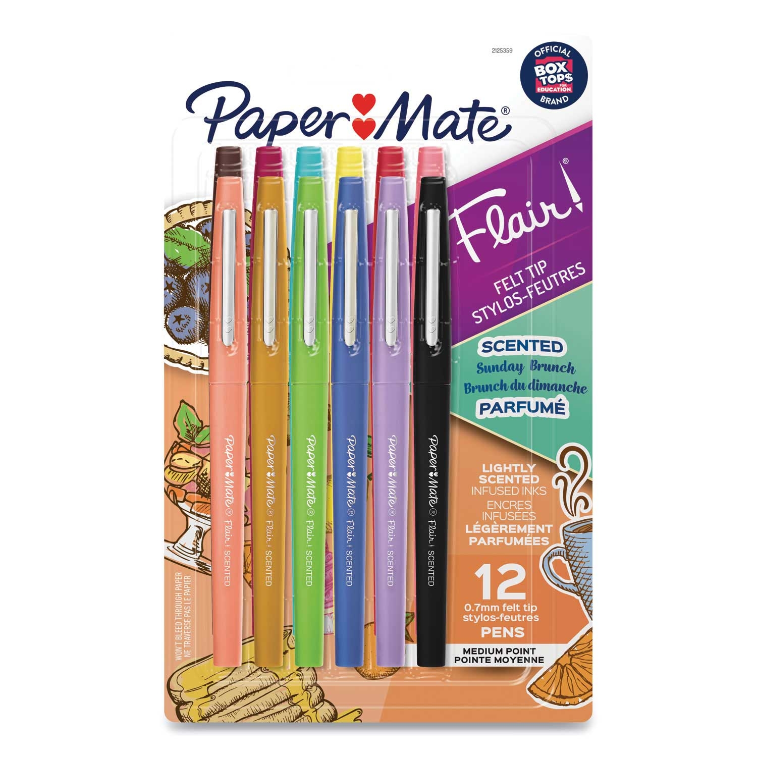 Paper Mate Flair Scented Felt Tip Porous Point Stick Pen - 12 per pack -- 1 pack