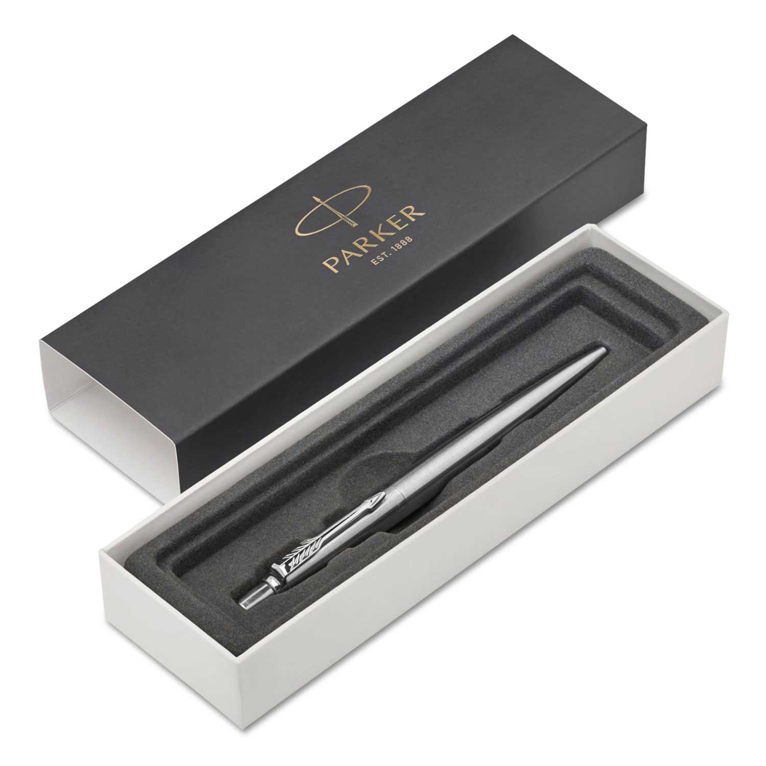 Parker Jotter 0.5 mm Blue Ink/Stainless Steel Barrel Retractable Ballpoint Pen