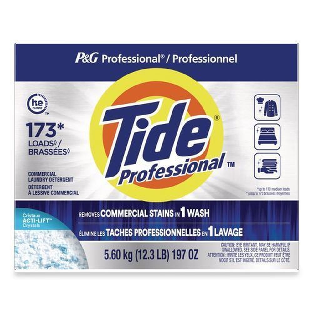 Tide Professional HE Compatible 173 Loads Commercial Powder Laundry Detergent, 197 Ounce