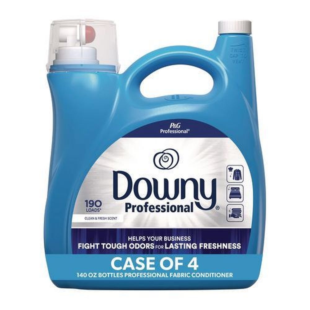 Downy Professional Clean and Fresh Scent Commercial Liquid Fabric Softener, 140 Ounce -- 4 per case
